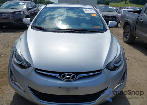 2016 Hyundai Elantra Gls from USA, damaged, VIN KMHDH4AH6GU607668